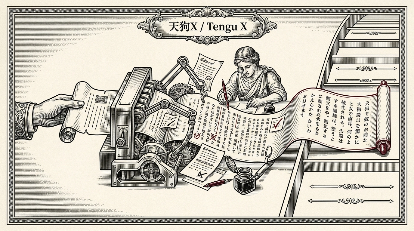 参考投稿URL→日本語リライト→予約キューを1本で回す方法 TenguXリンク入力実務フロー